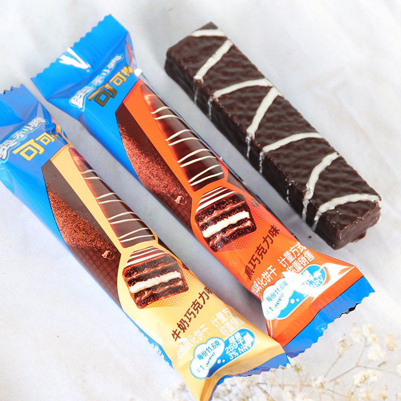 明治欣欣杯手指饼干 蓝莓巧克力草莓酸奶味儿童零食饼干 1盒*6杯