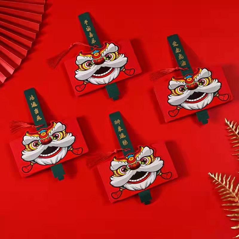 2022 Year of the Tiger Spring Festival Red Envelope Creative Folding Red Envelope New Year of the Tiger Spring Festival Birthday Lucky Money Envelope Red Packet