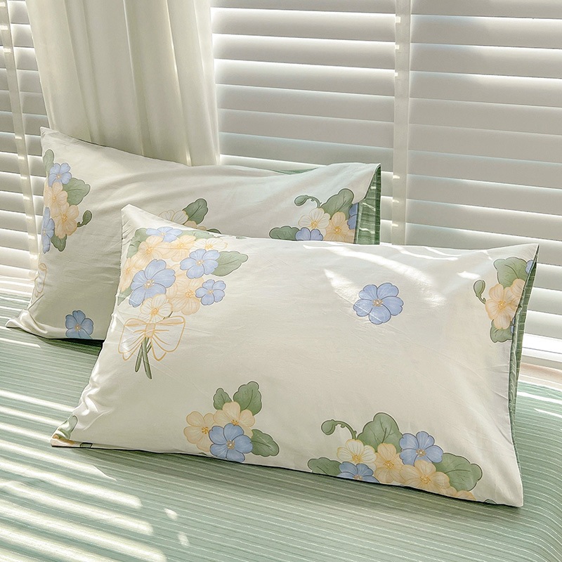 40 Cotton Pillowcase Wholesale 2023 Spring Household Single Pillow Case Cotton Rectangular Pillowcase Nantong