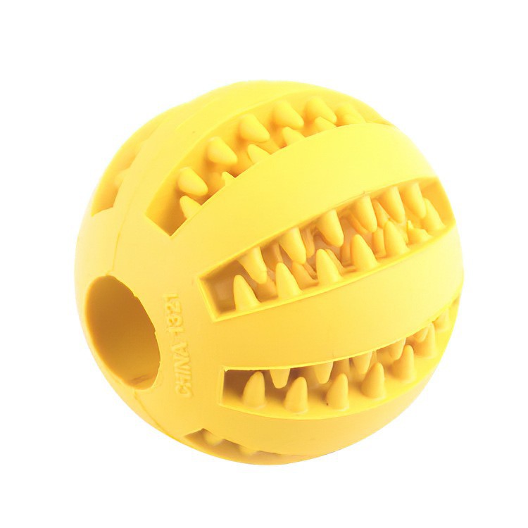 Dog Toy Food Dropping Ball Teether Ball Educational Relieving Stuffy Bite-Resistant Pet Food Leakage Toy Molar Tooth Cleaning Watermelon Ball