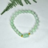 Emerald Bracelet Ice waxy kind Jade brave troops 3d Picchu Hand string Lucky Transfer bead A small minority Sense of design fashion