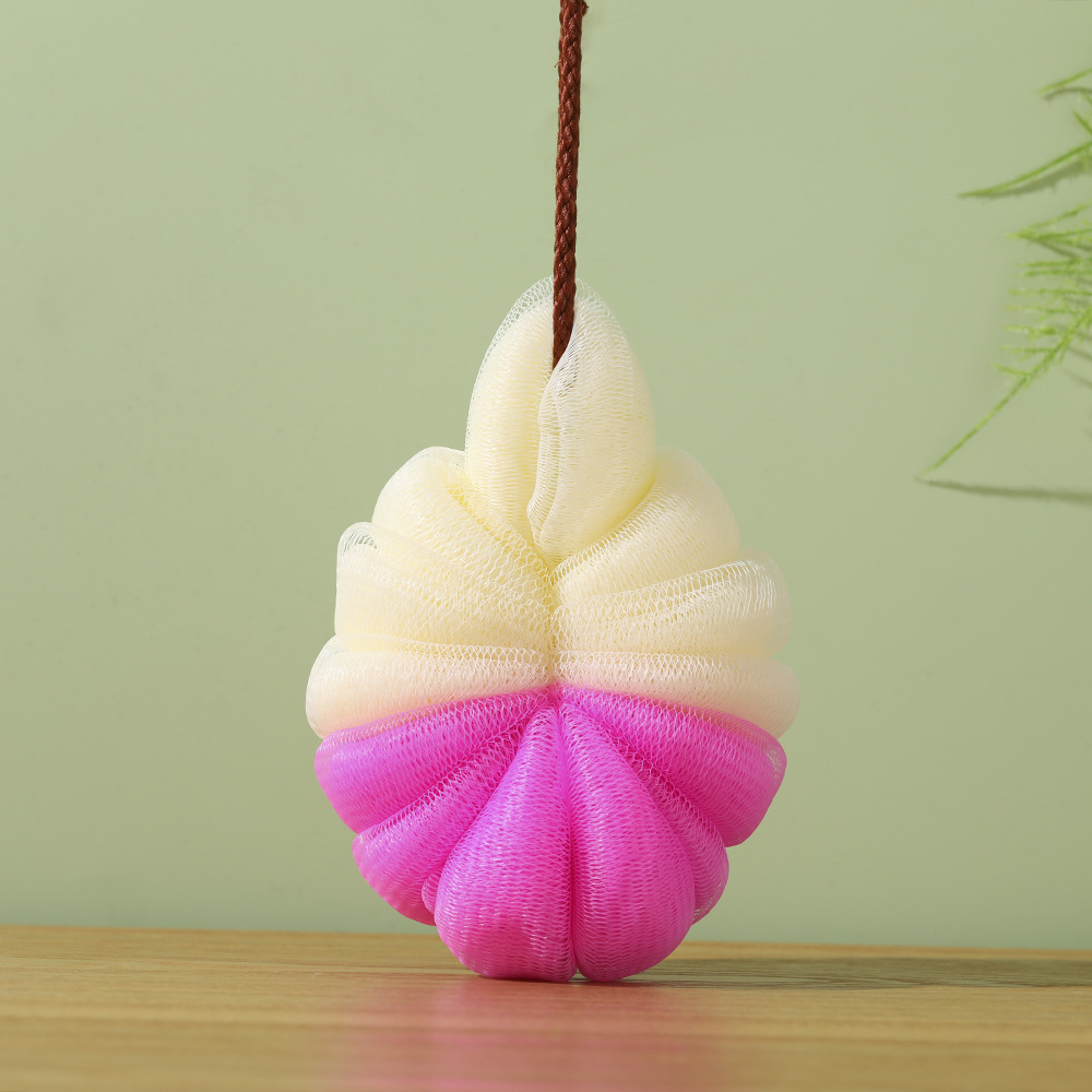 60G Large Nordic Style Simple Fashion Household Flower Loofah Bathroom Cleaning Bath Foaming Bath Ball