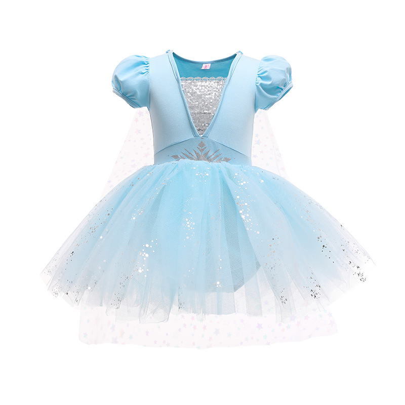 Children's Ballet Dance Wear Adjustable Sophie Snow White Elsa Girl Princess Dress Pettiskirt Summer Exercise Clothing