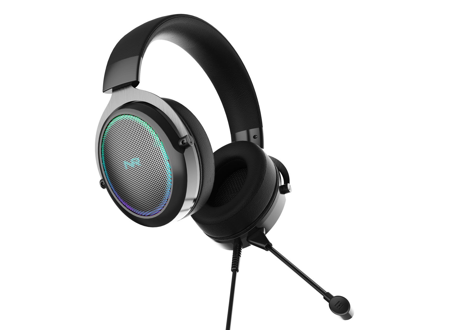 头戴式游戏耳机 rgb插麦咪音量灯光麦克风调节电竞耳机7.1耳机