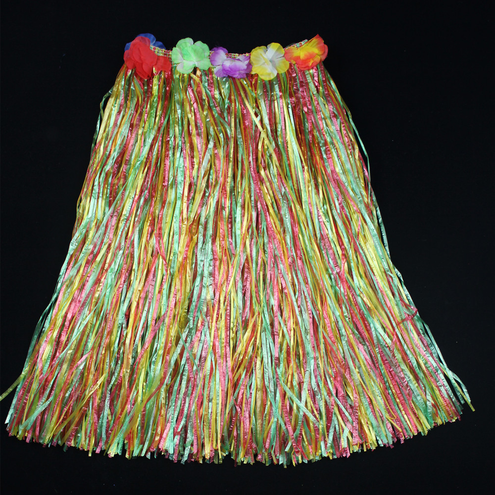 1舞会节日派对草裙舞服装花环表演套装夏威夷80cm长度草裙