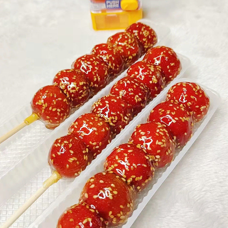冰糖葫芦串冻干空心山楂无核网红儿童零食小吃批发老北京糖葫芦