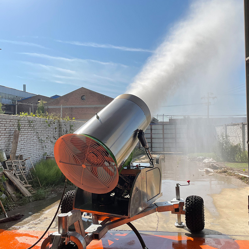 销售户外自动飘雪机 滑雪场造雪机 户外移动式人工造雪机