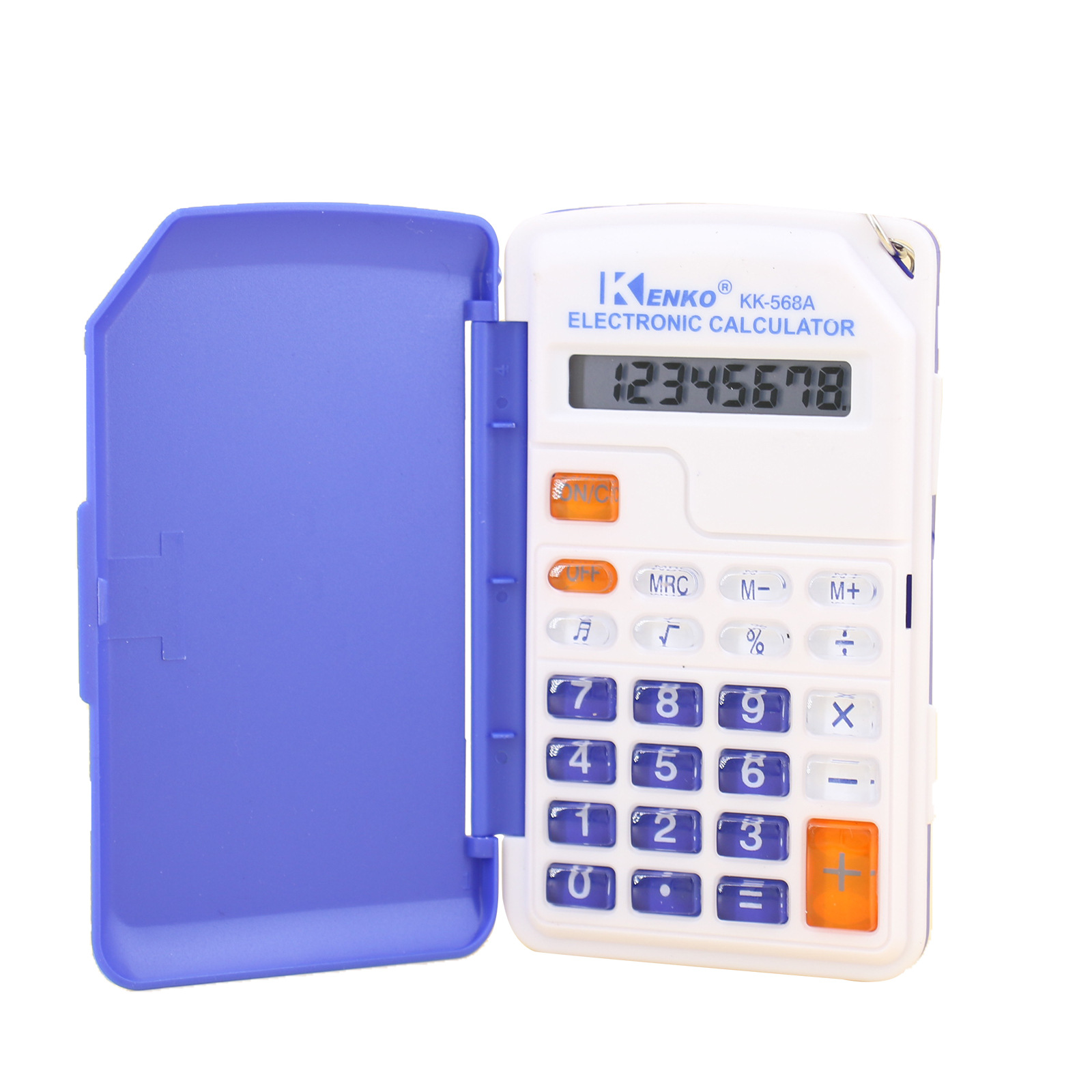 Factory Direct Sales Cartoon Calculator Mini 8-Bit Computer Color Primary School Student KK-568A Multi-Function Flip