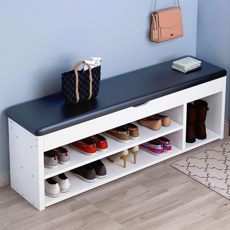 门口鞋柜家用换鞋凳子可坐进门沙发凳小板凳穿鞋凳鞋架脚蹬皮布艺