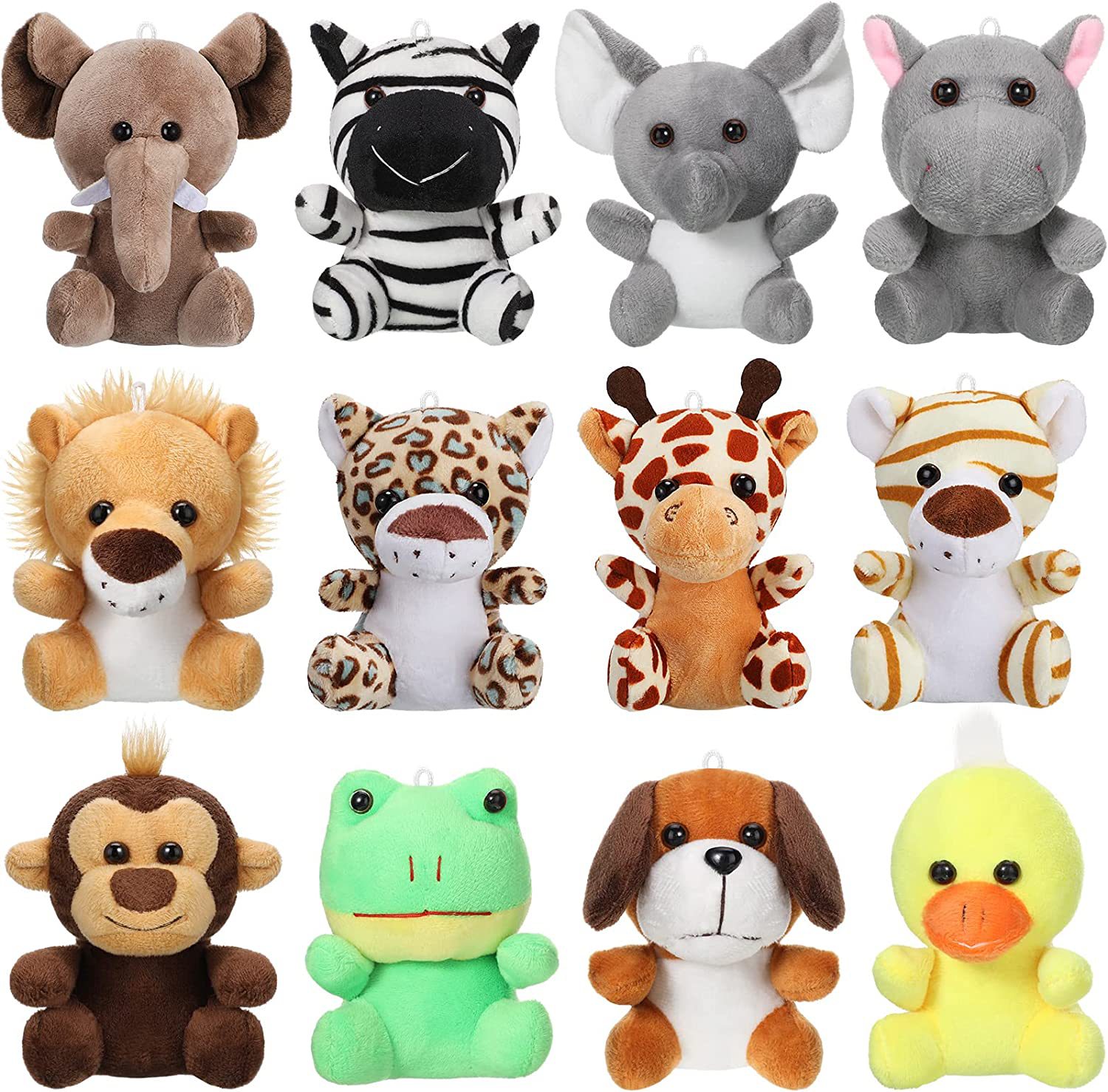 Cross-Border Easter Forest Animal Keychain Pendant Optional Plush Toys Factory in Stock Wholesale