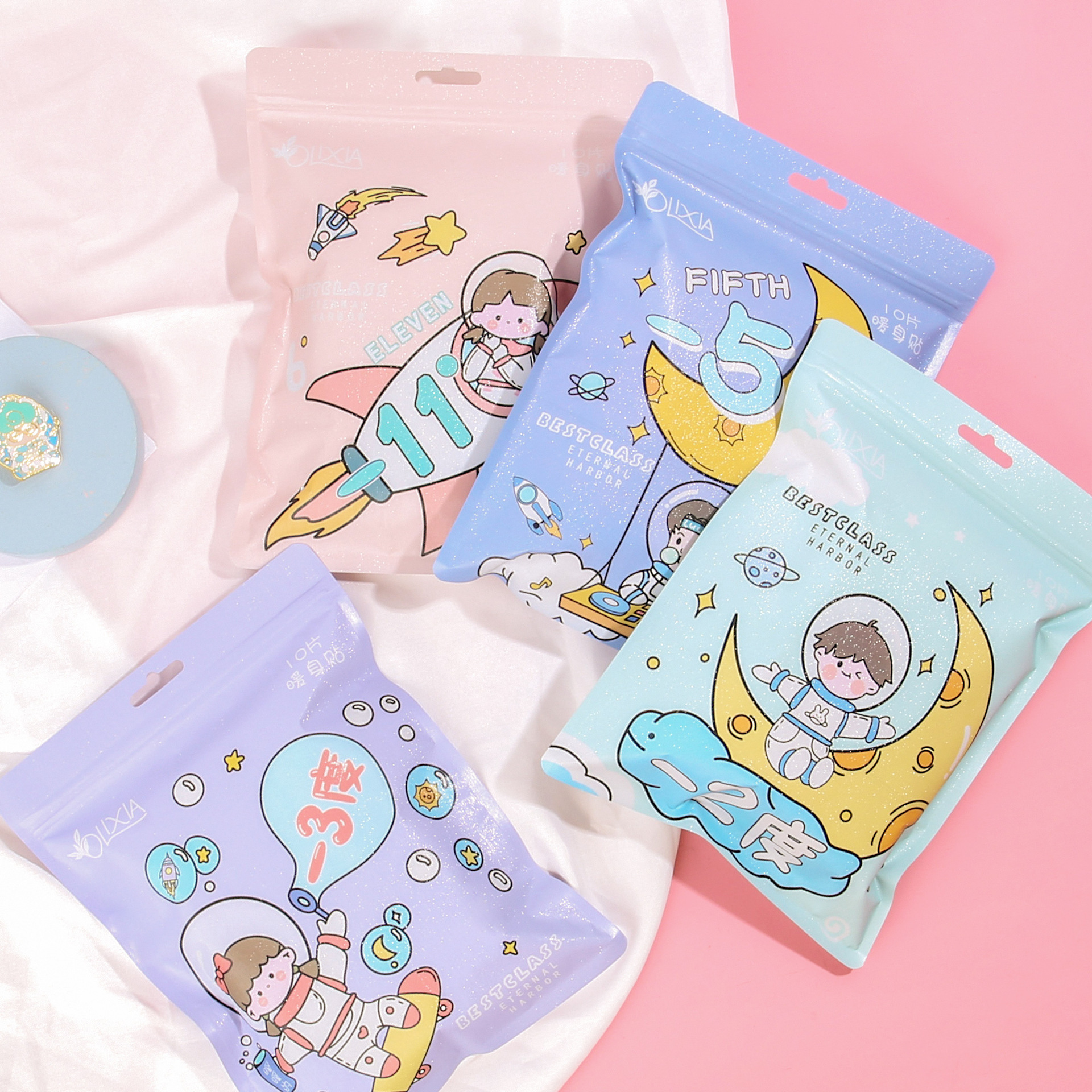 创意卡通暖宝宝贴 10片装暖宝宝 卡通暖宝宝 保暖自发热贴暖贴