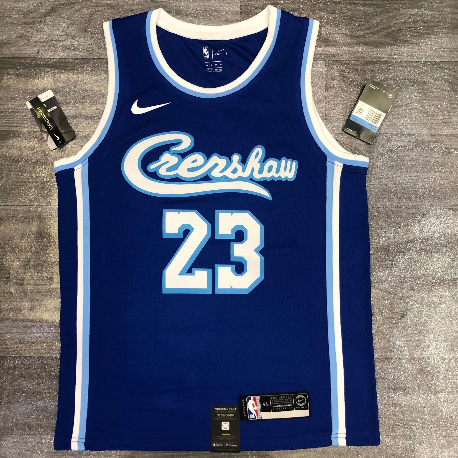 湖人队拉丁复古歌手联名版蓝色科比23号詹姆斯3号戴维斯nba球衣