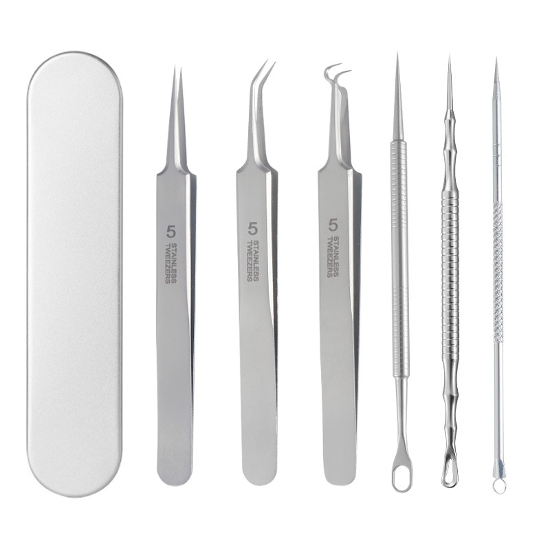 Super Sharp Cell Tweezer Beauty Salon Special Blackhead Removing Tweezers Acne Removing Pimple Pin Professional Tools Scraping Closed Mouth Acne