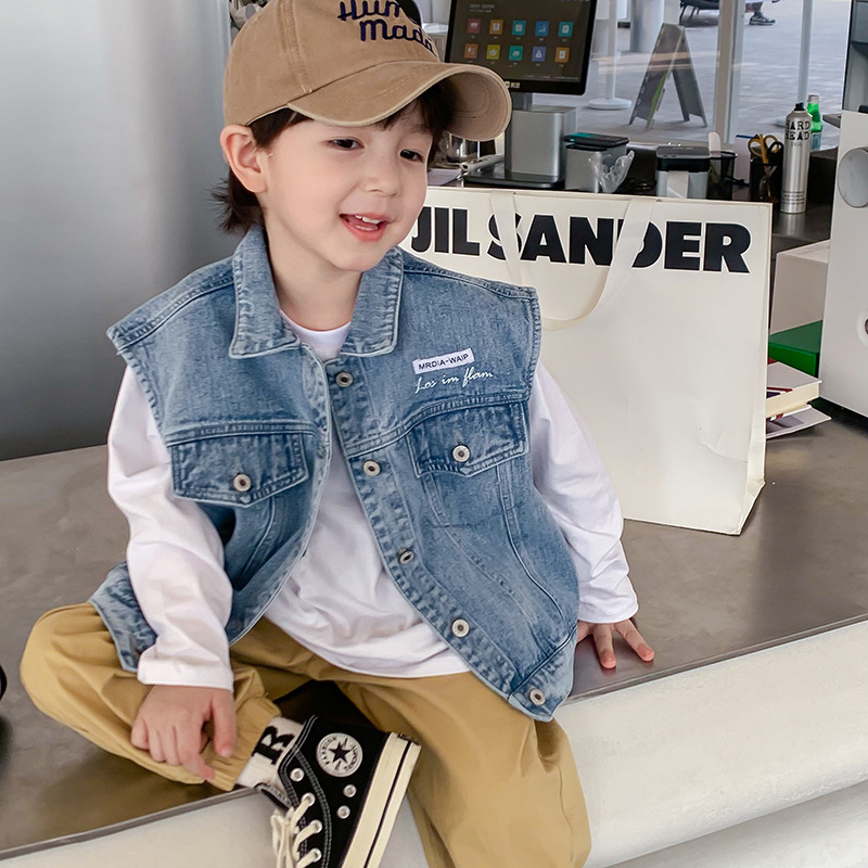 童装男牛仔马甲图片-海量高清童装男牛仔马甲图片大全 - 阿里巴巴