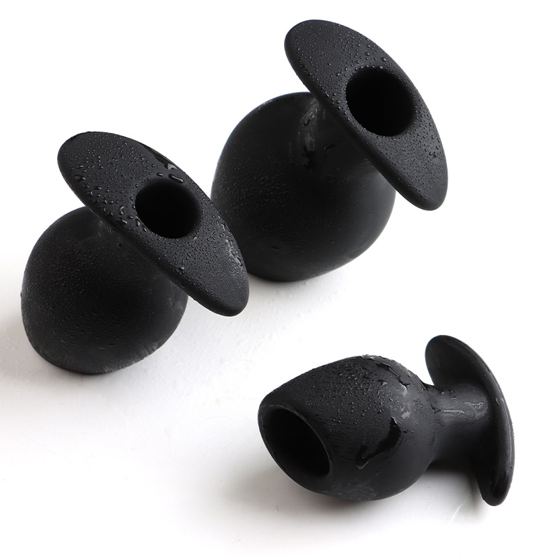 硅胶中空肛塞后庭扩张器男女用菊花窥视阴肛灌肠冲洗情趣性用品