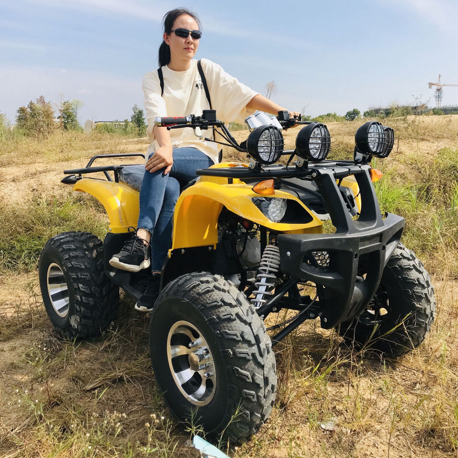防震大公牛双人丛林越野沙滩车四轮越野摩托车全地形车山地车atv