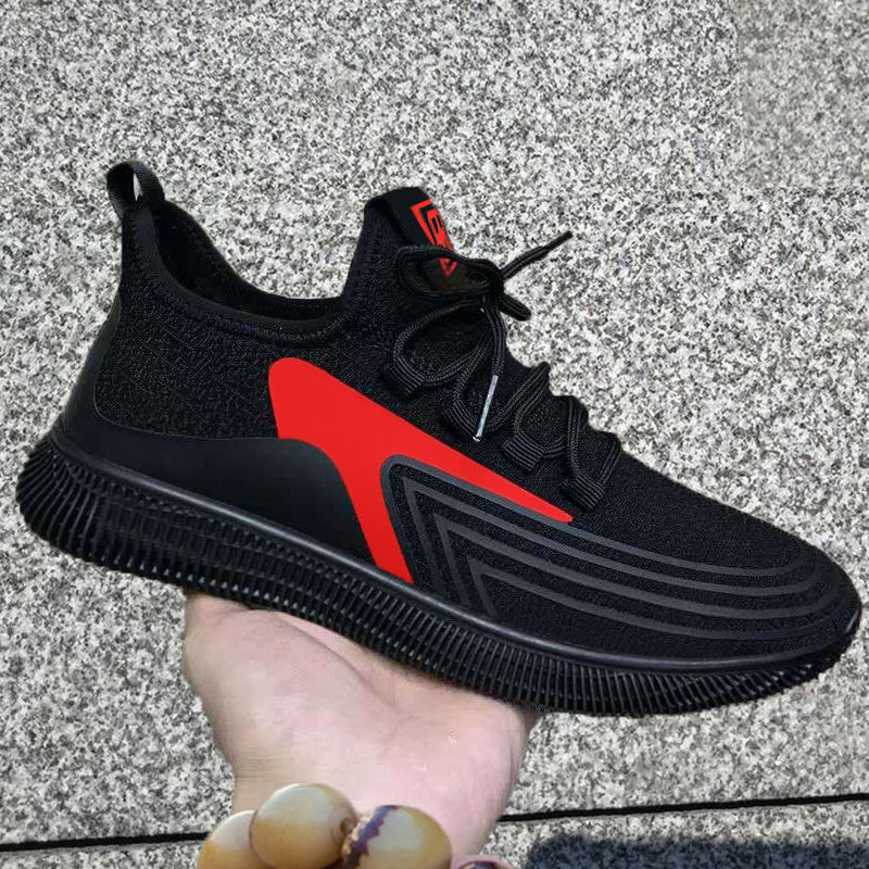 Factory Wholesale Summer New Men's Shoes Sports Casual Shoes Breathable Running Shoes Men's Cloth Shoes One Piece Dropshipping