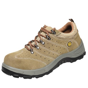 劳保鞋防砸防刺穿 牛皮透气 安全鞋耐磨防滑工作鞋耐油酸碱防护鞋