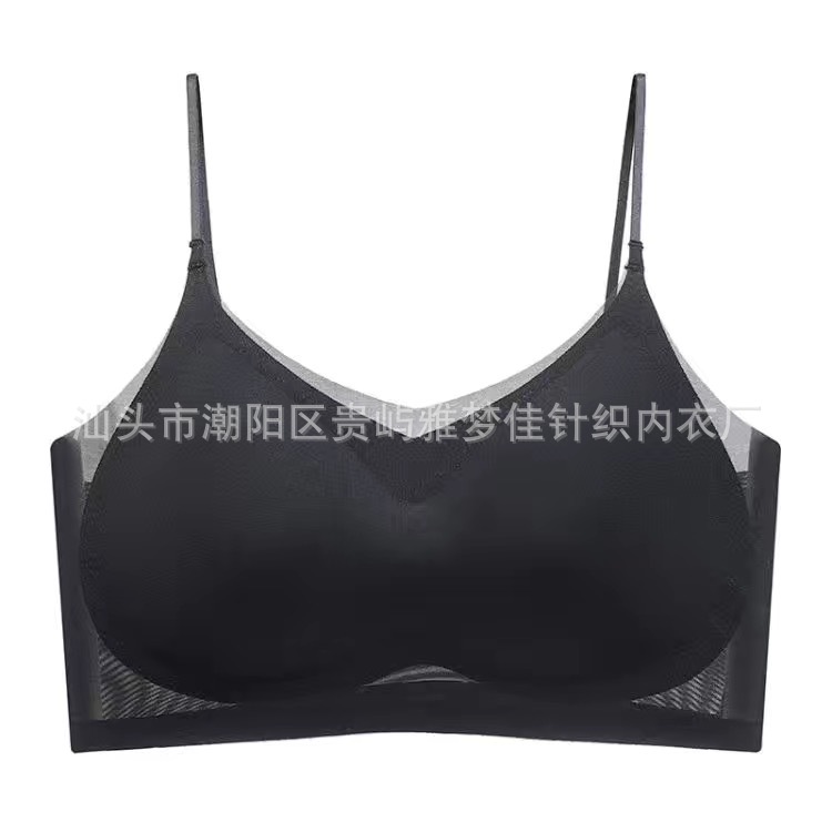 Summer Ultra-Thin One-Piece Beauty Back Tube Top Underwear for Women Small Breast Push up Push up Big Chest and Small Breast Holding Bra