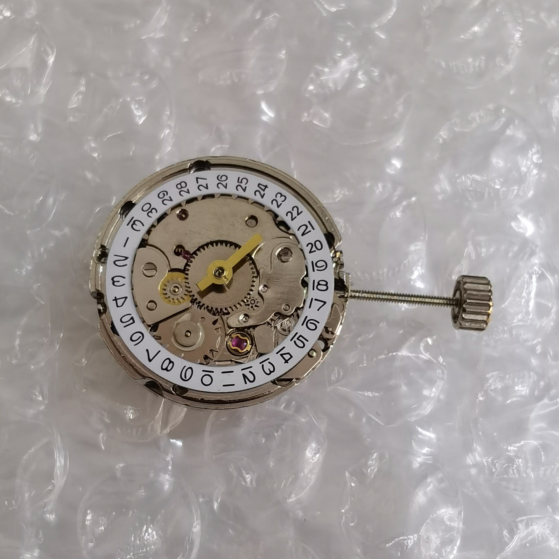 天津海鸥机芯st6女装机芯 3针三针单历女款机械表心 手表配件