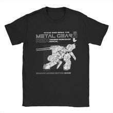 2024Metal Gear Solid Rex Manual T-Shirts Men Funny  Cott