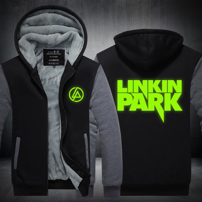 林肯公园linkin park卫衣外套帽衫拉链衣服周边加厚摇滚乐队金属