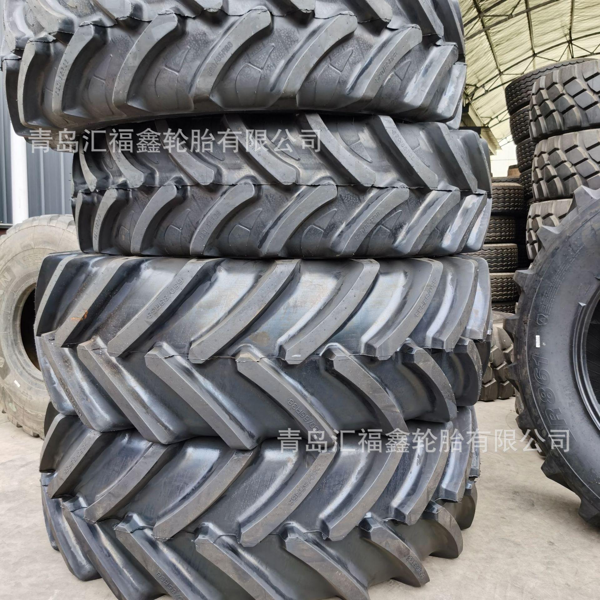 供应子午线人字钢丝轮胎20.8r38 520/85r38 大马力拖拉机轮胎