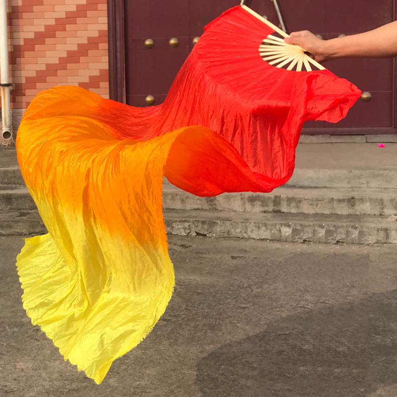 广场舞扇子两把扇子舞大秧歌舞蹈长国庆节目表演舞蹈扇左右手一对