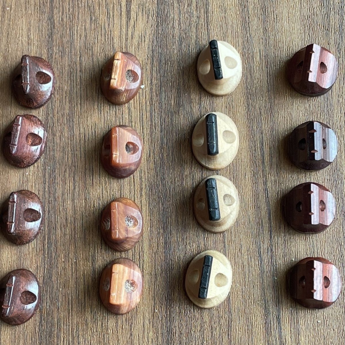 二胡专用琴码 紫檀木/老松节/枫木黑檀双层/手修印度小叶紫檀琴码