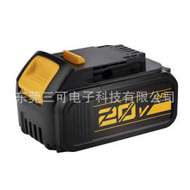 适用于德伟20V电动工具电池 兼容DeWALT手电钻DCB200锂电池
