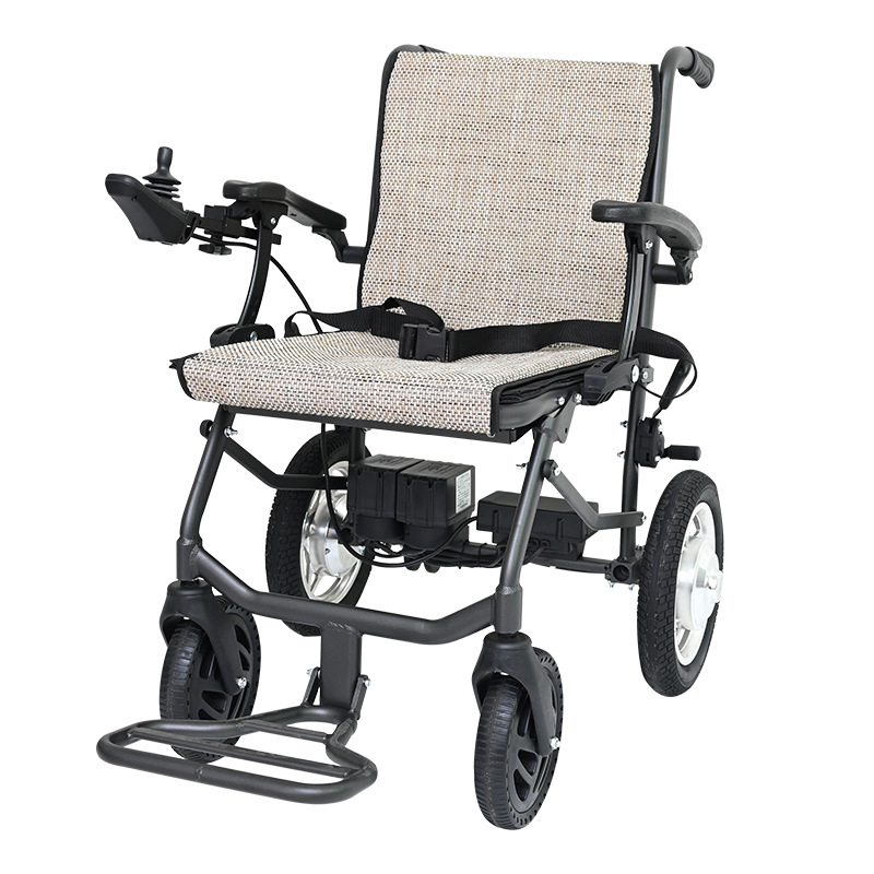 互邦电动轮椅d2-f轻便折叠老年残疾人铝合金电动锂电池无刷代步车