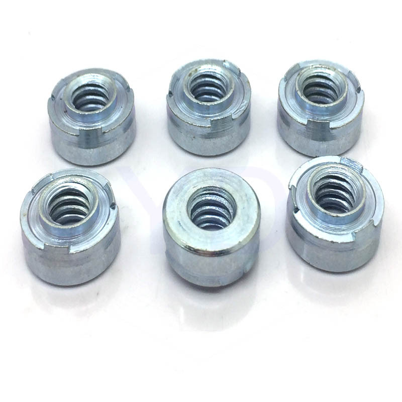 供应自锁定位螺母wn-m5-zi wn-m6-zi点焊定位螺母 圆螺帽 铁焊接定位