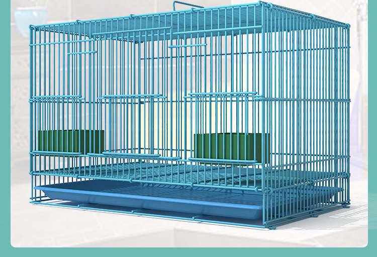 兔笼兔子笼荷兰猪松鼠笼豚鼠笼兔窝兔笼子号家用粉色宠物笼