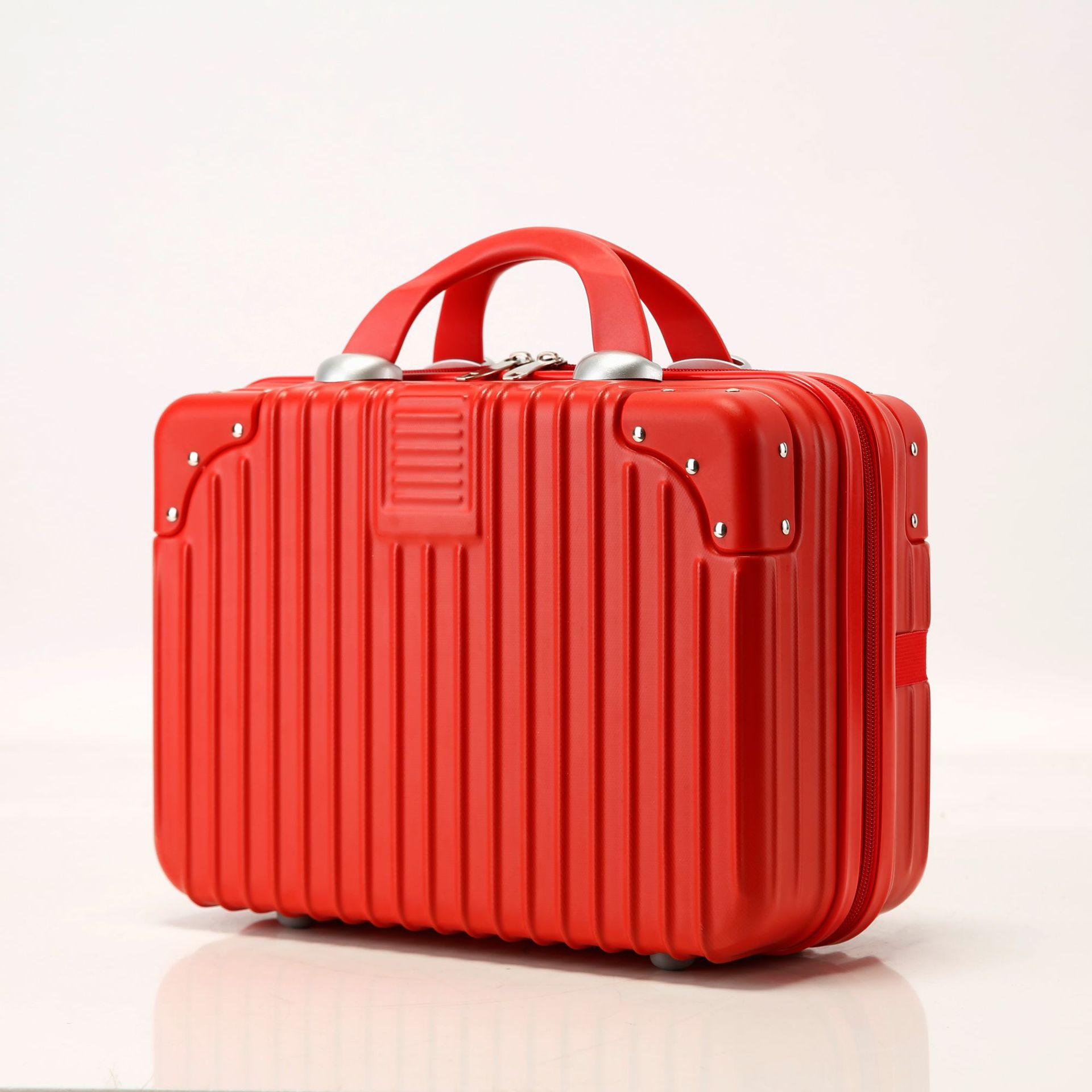 中秋礼盒复古创意节日礼品包装箱13寸14寸手提箱化妆箱印logo批发