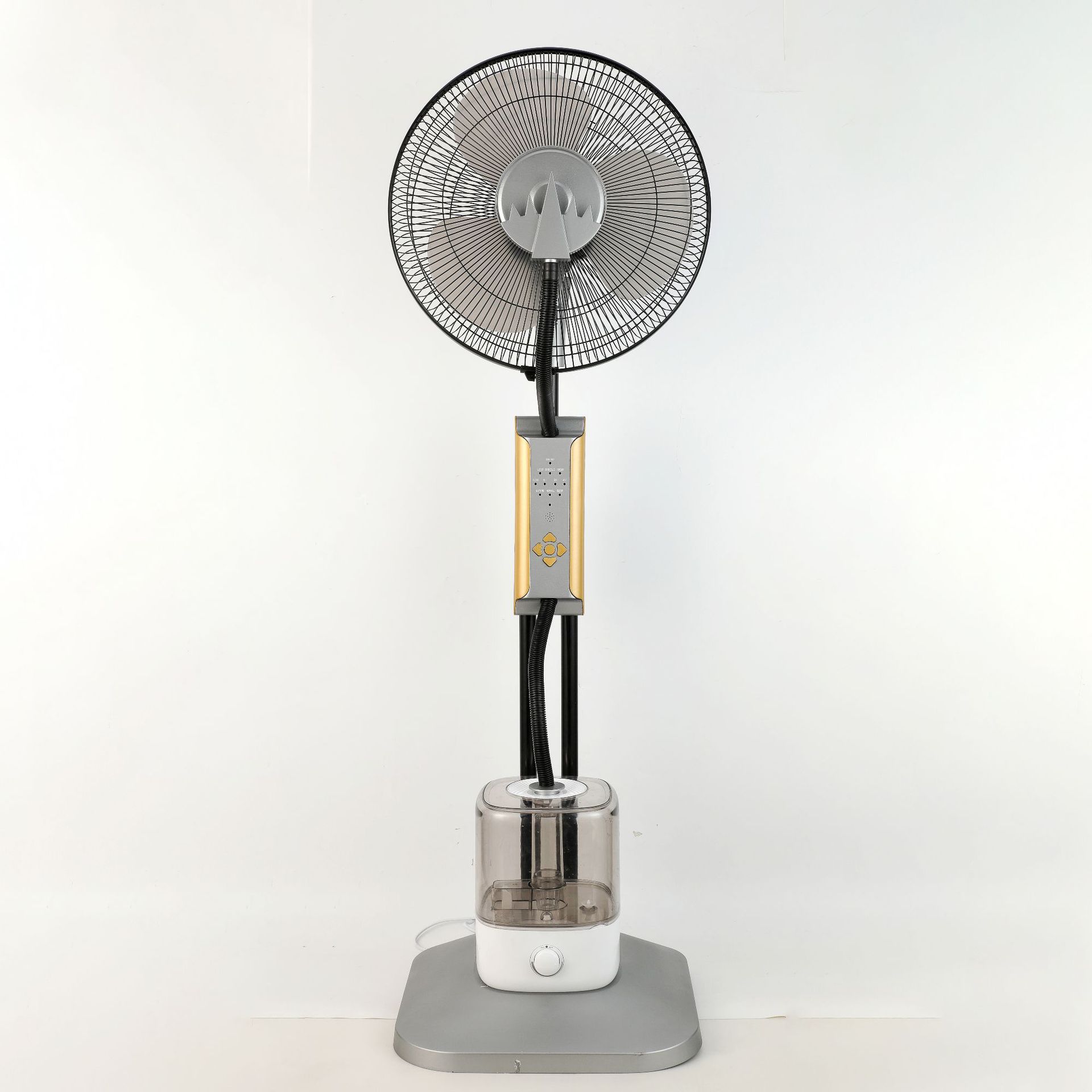 喷雾电风扇家用落地扇水雾加湿降温水冷风扇加水雾化循环立式