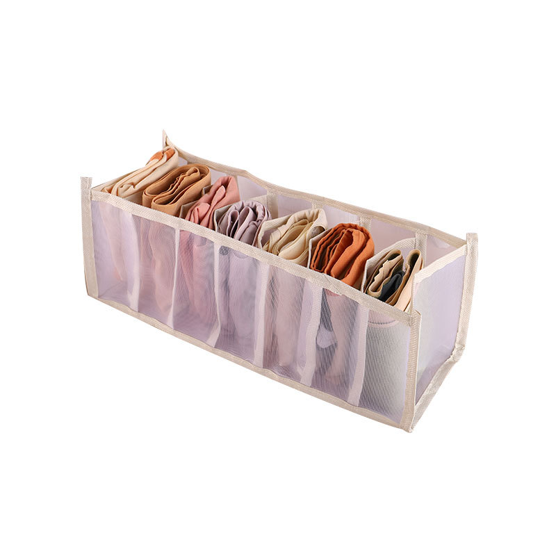 Underwear Pants Clothes Panties Storage Storage Box Drawer Clothing Separated Bag Household Wardrobe Jeans Storage Box