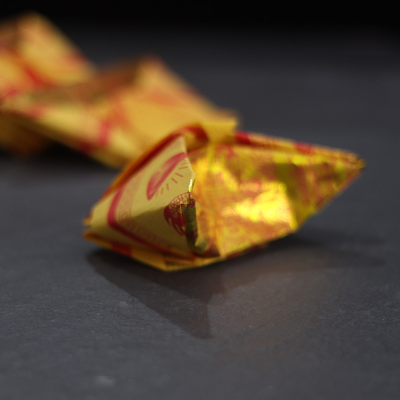 金元宝手工折叠小元宝金箔初一十五寺庙财字祭祖黄纸半成品金