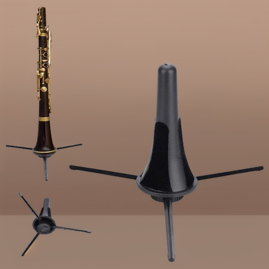 黑管 单簧管 双簧管支架 三角支架 可折叠休息架 Clarinet Stand