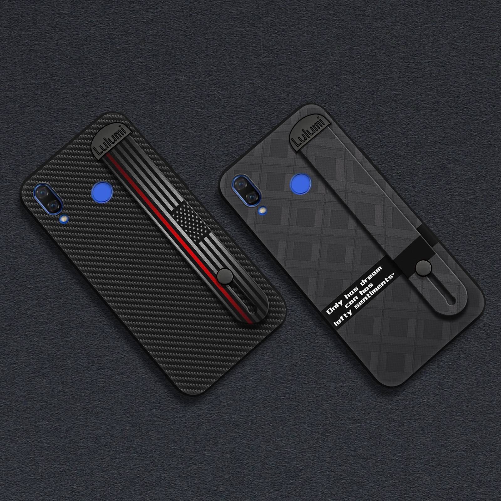 适用华为手机壳支架液态全包潮流男女款几何软壳防尘素色拼图