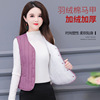 Autumn and winter Down cotton Vest Plush 2021 new pattern Self cultivation keep warm Middle and old age vest have cash less than that is registered in the accounts OEM Autumn and winter Down cotton Vest Plush 2021 new pattern Self cultivation keep warm Middle and old age vest have cash less than that is registered in the accounts OEM