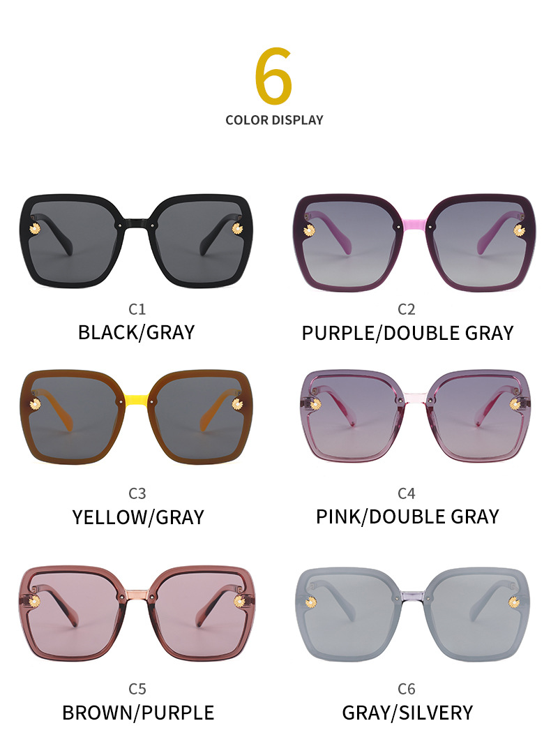 优质款偏光宝丽来镜片太阳眼镜半金属 时尚款儿童时尚偏光镜