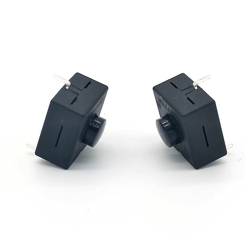 供应大电流手电筒开关12x12-213自锁无锁按钮开关 点通按钮开关