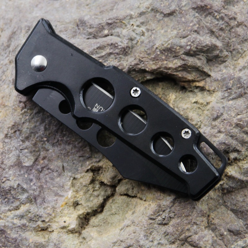 博斯顿986不锈钢折叠刀 高硬度随身携带小刀 野外求生开刃刀 军刀