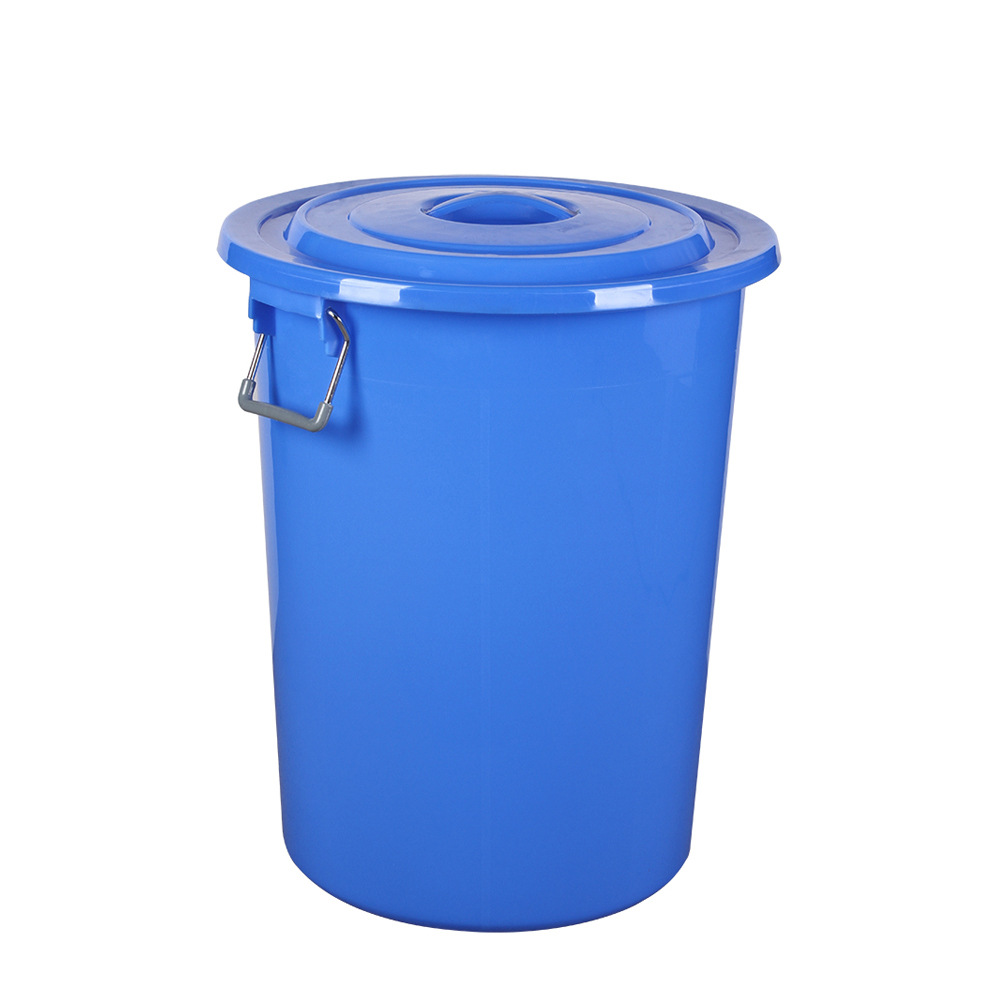 Supply Large Bucket Plastic Bucket round Barrel Water Storage Tank Large  Plastic Bucket Iron Handle Bucket Community Outdoor Industrial Commercial  Large Trash Can