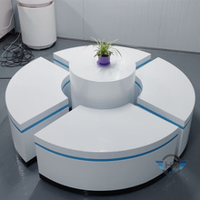 圆形家用展示展厅烤漆展示台展示台科技桌商用展台异形感科技沙盘