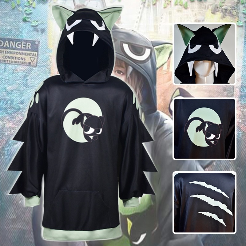 和平精英罗小黑cos服暴走吃鸡系列卫衣cosplay服装现货全套游戏服