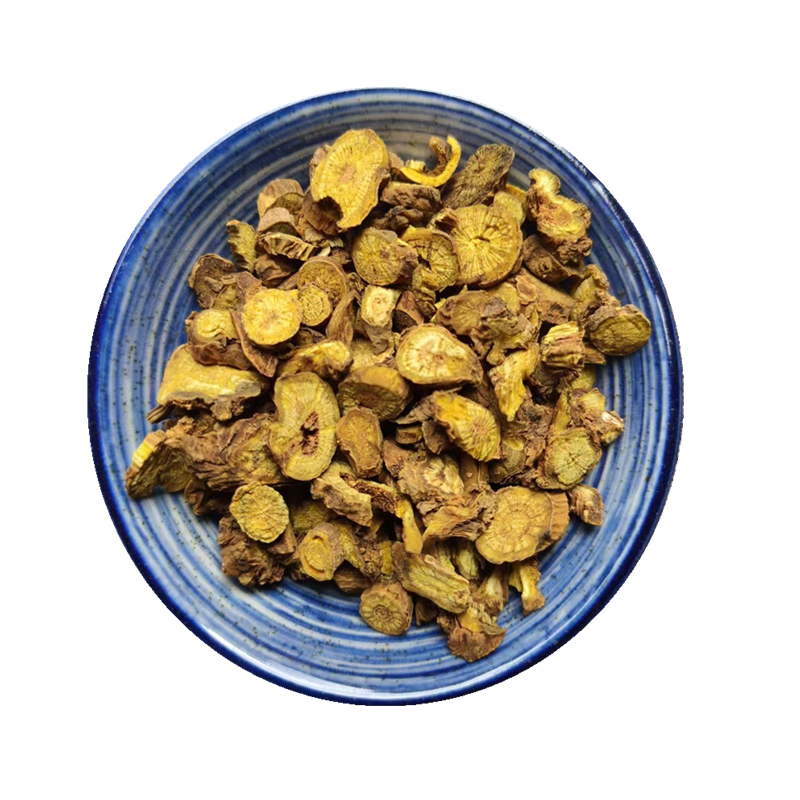 甄选材黄芩黄芩片黄岑茶无硫500g山西黄芩无硫无熏染包邮送运