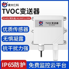 壁挂空气质量TVOC变送器传感器 RS485 ModBus 4-20ma空气变送器