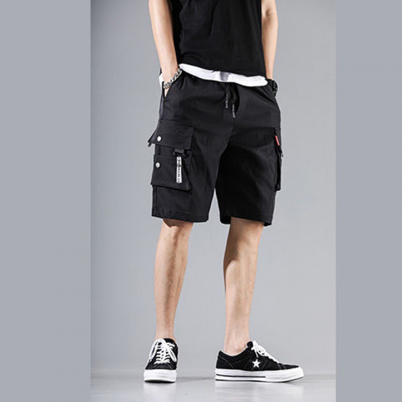 Hot Sale Summer Men's Shorts Japanese Style Workwear Fifth Pants Korean Fashion Casual Pants Loose Student Half Pants