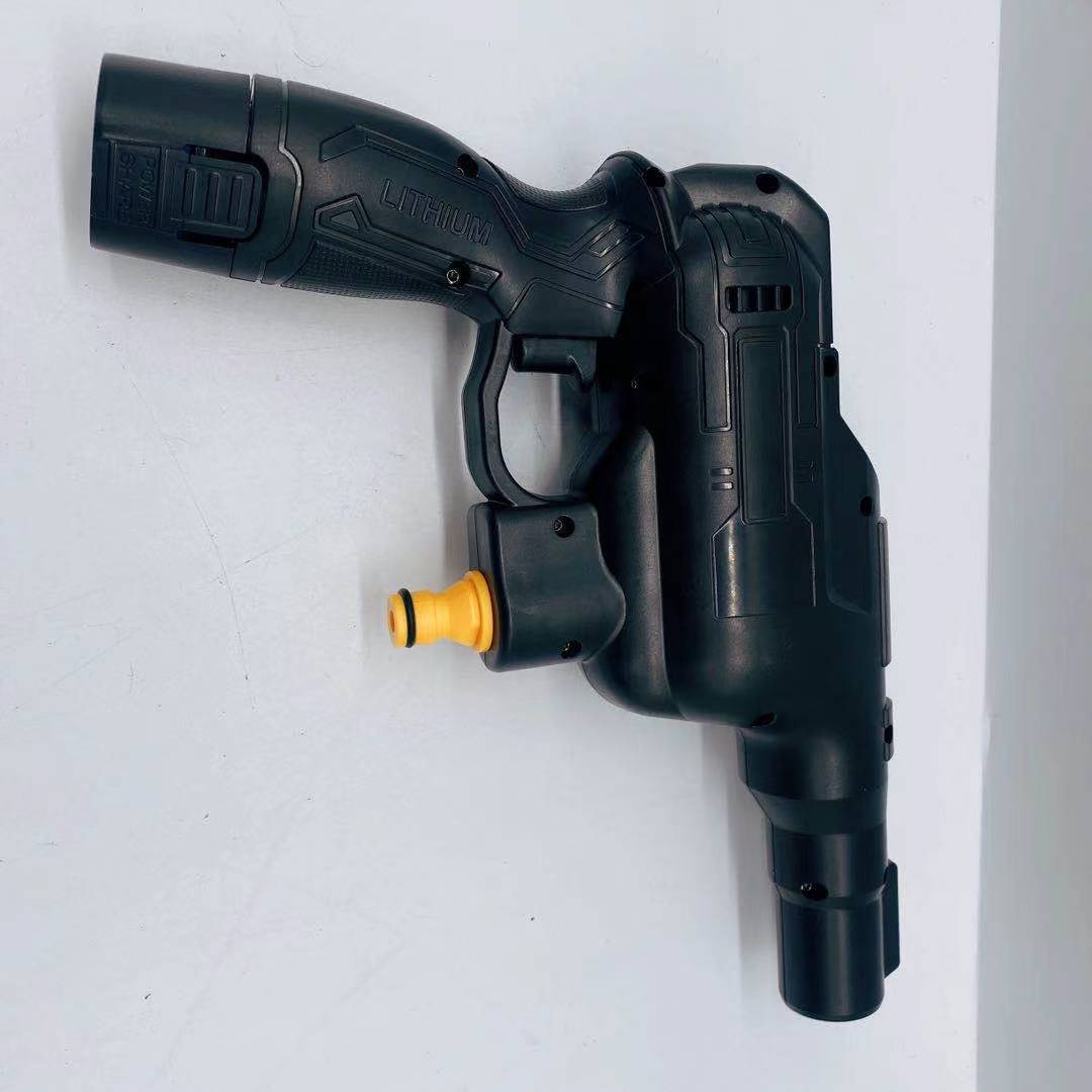 无线洗车锂电池水枪洗车高压水泵车用便携电动家用洗车机器工具